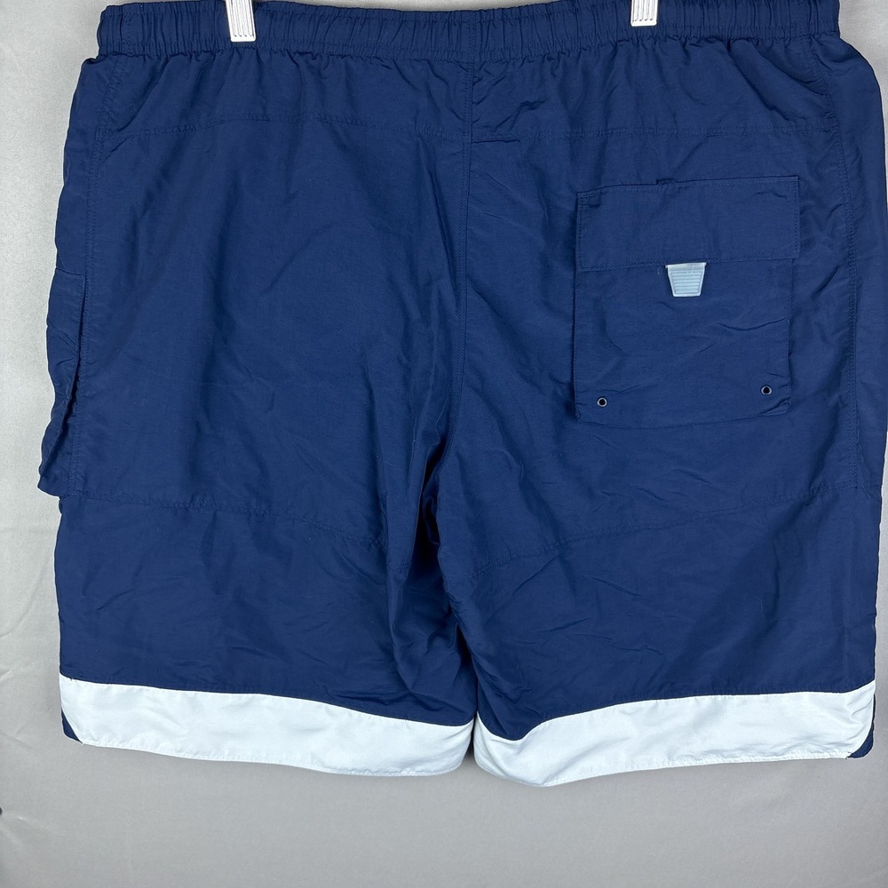 Nike Vintage 90s Swim Trunk Shorts Men's Size XXL Zip Pockets 12" Inseam‎